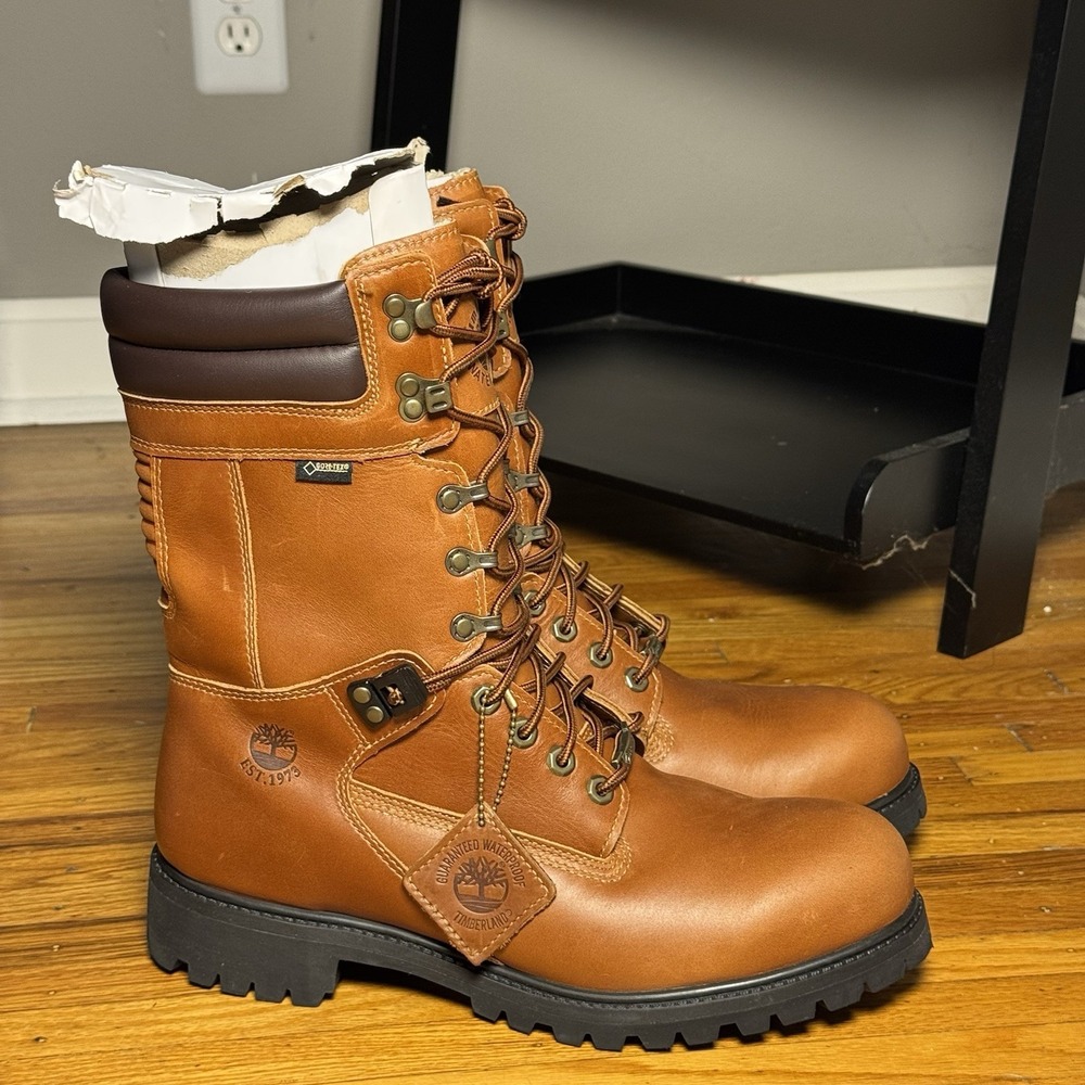Timberland 40 Below Superboot 8 Inch Gore-Tex GTX Med Brown A1Z56 A2940 Mens 11